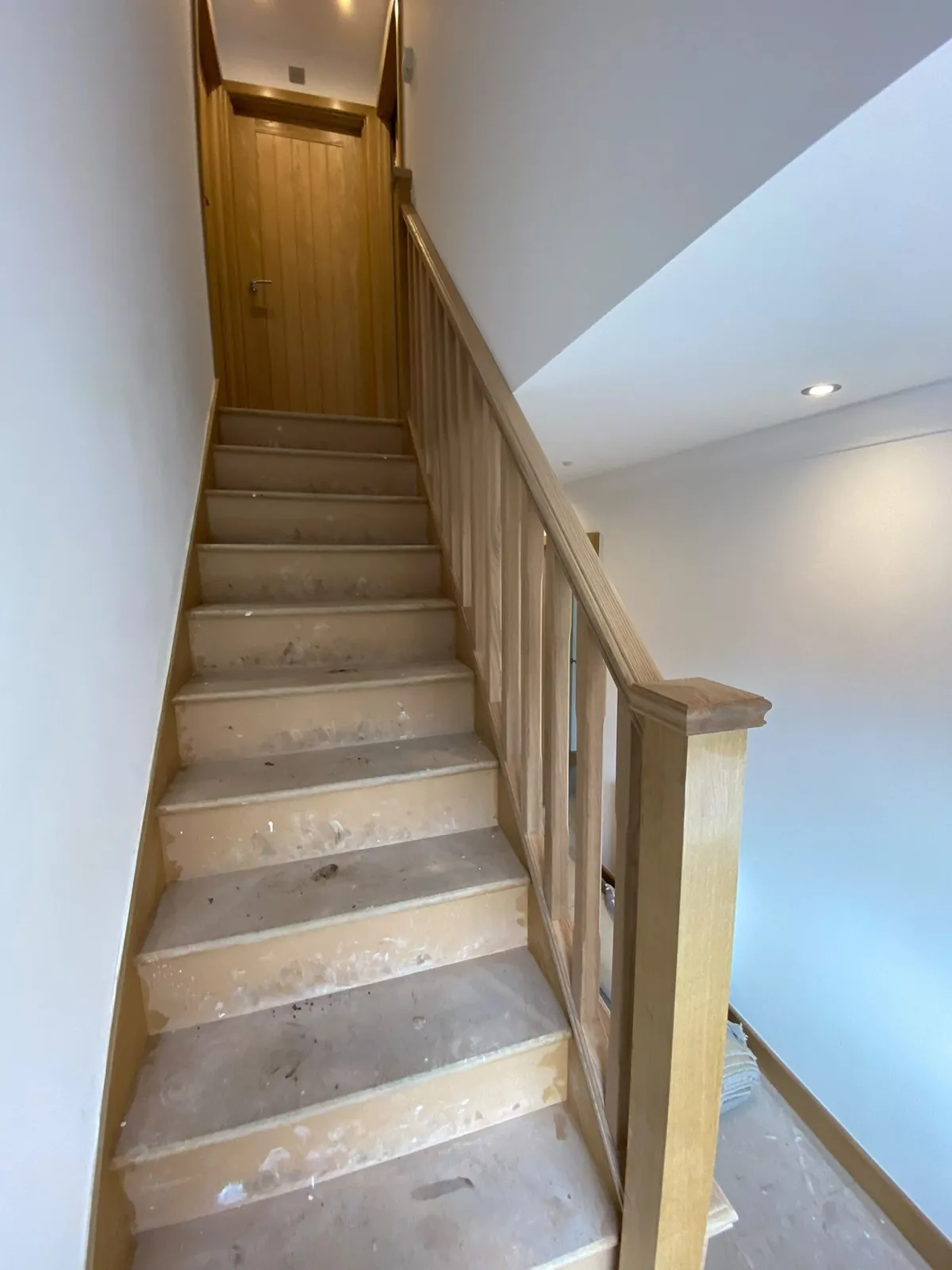 Oak staircase joinery, joinery by Design Built Right in Selby