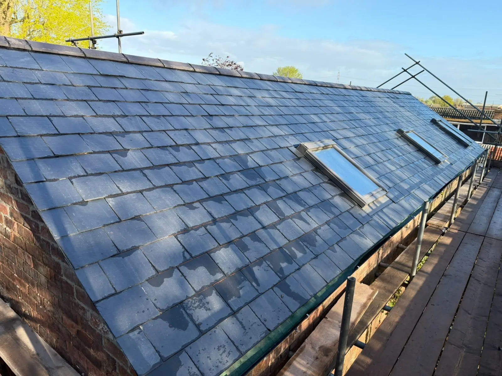 New roof after replacement by Design Built Right in Selby