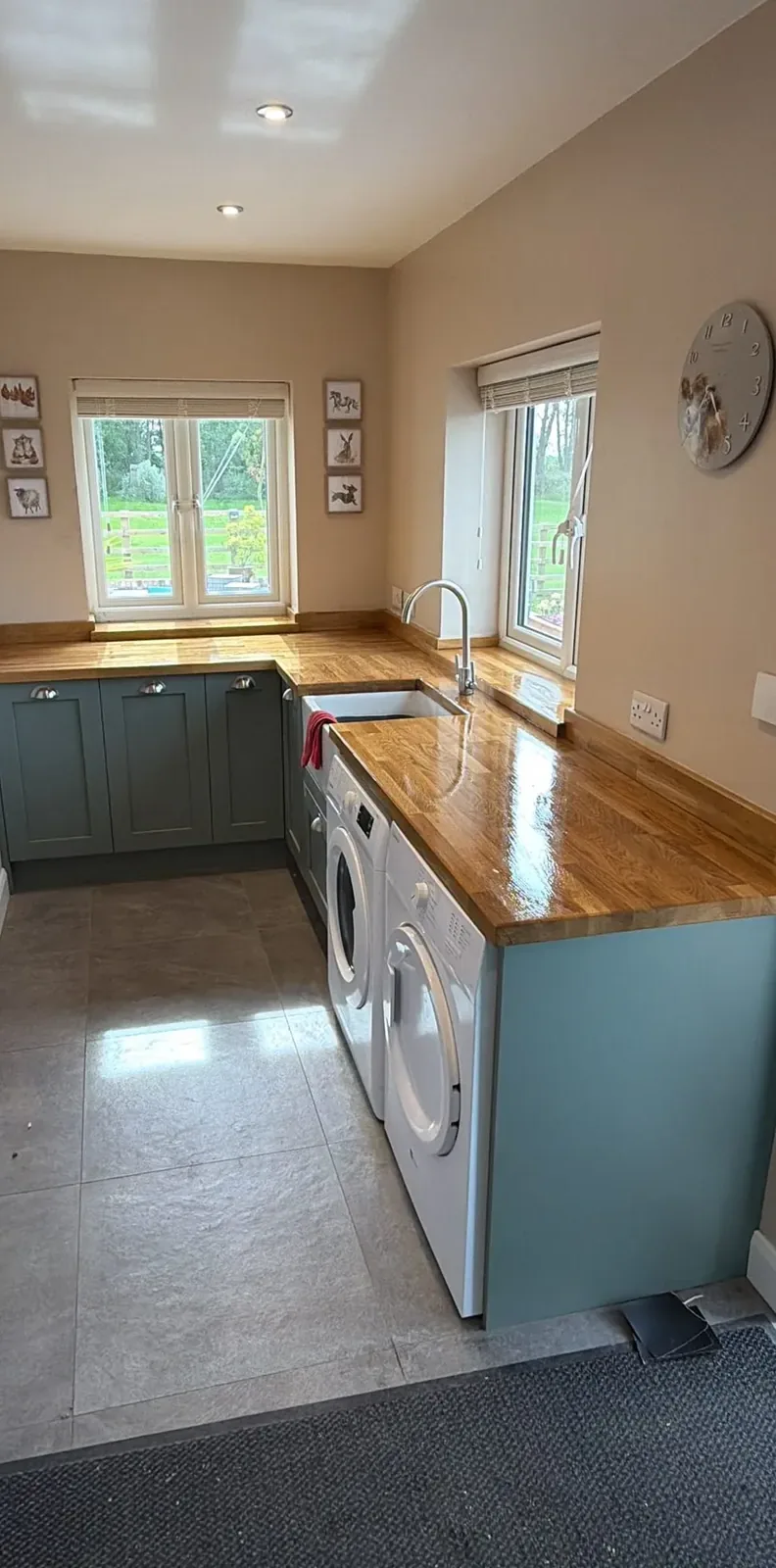 Utility room installation, kitchens by Design Built Right in Selby