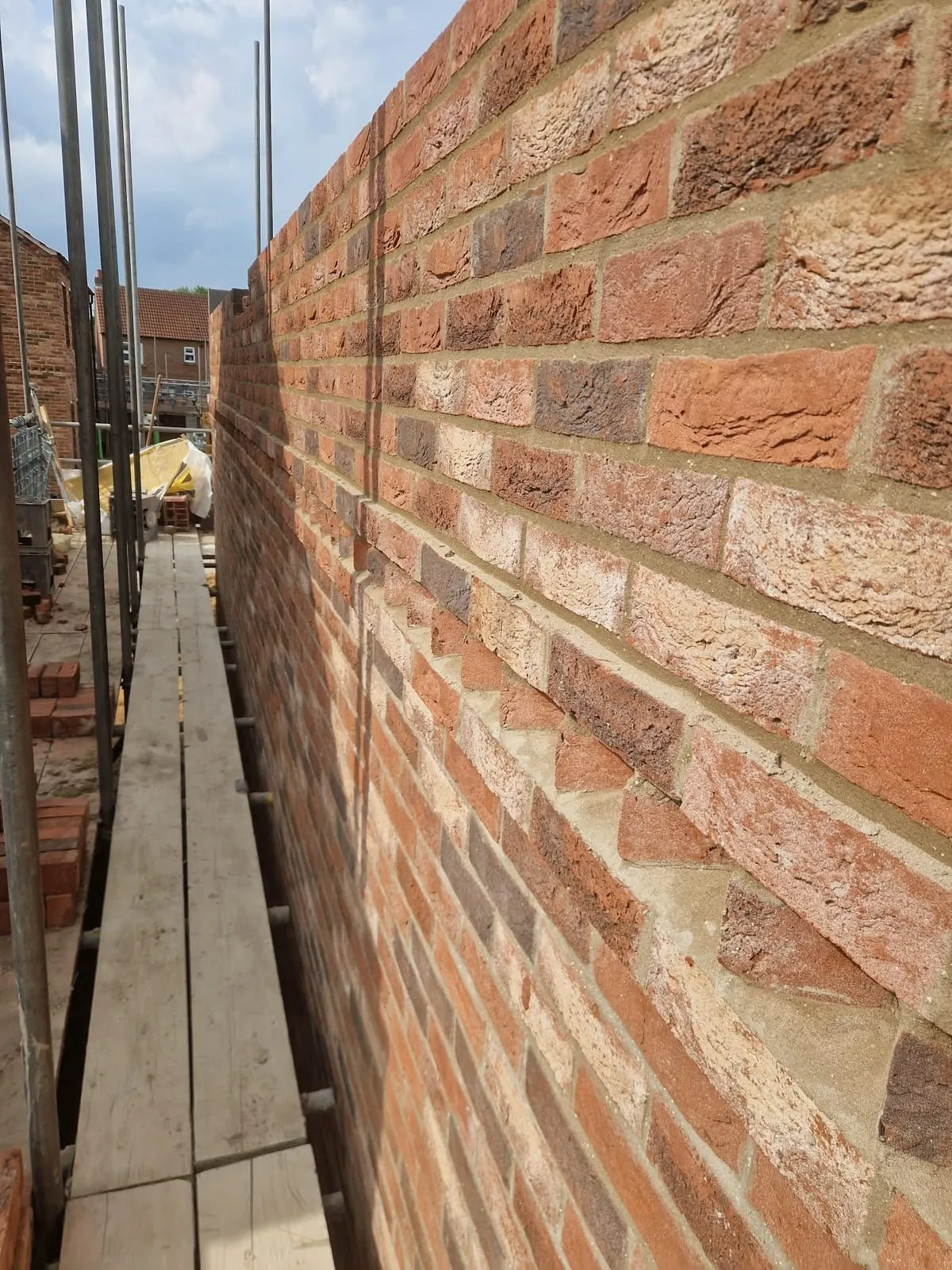 Extension brickwork, extensions by Design Built Right in Selby